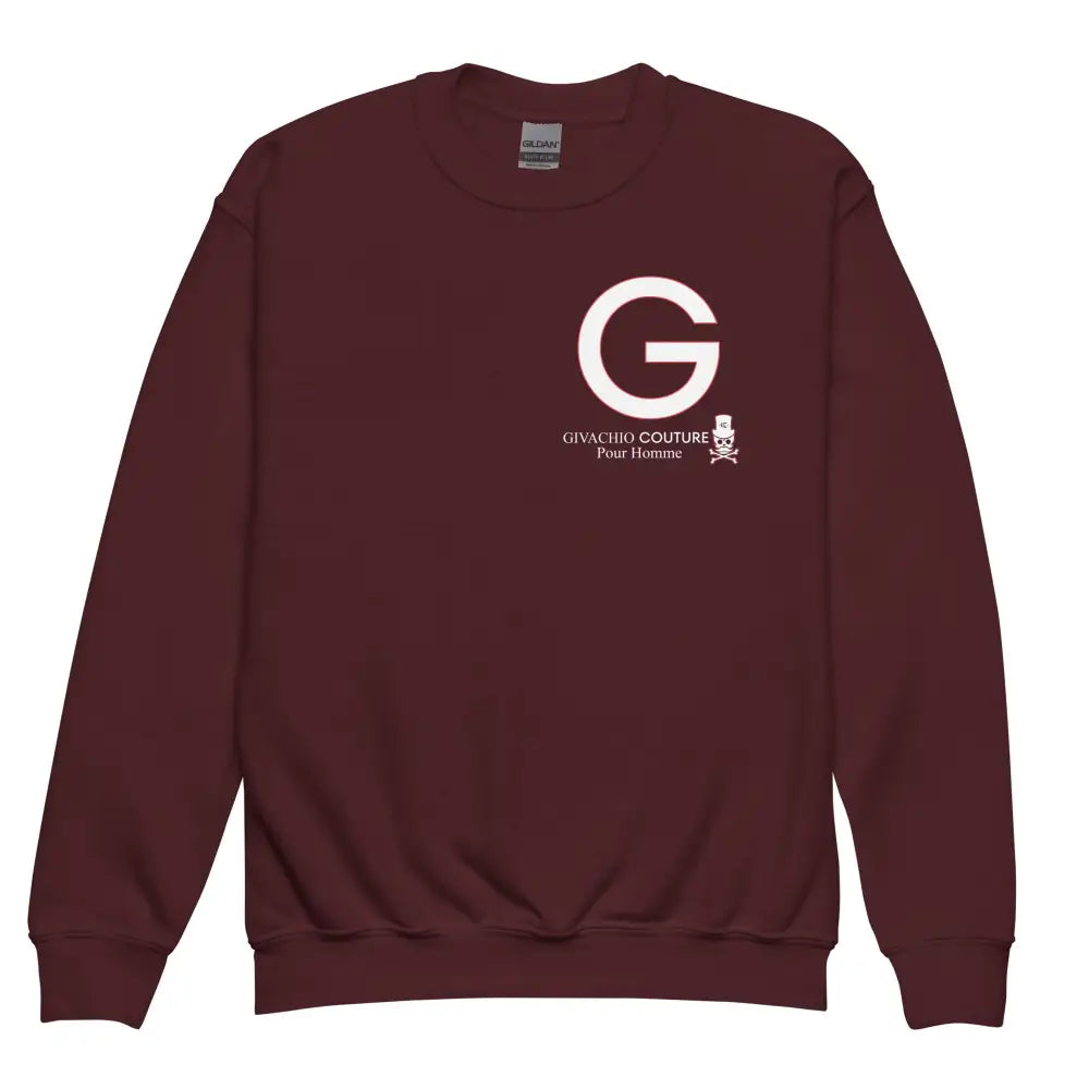 G Homme Youth Sweatshirt - Maroon / XS
