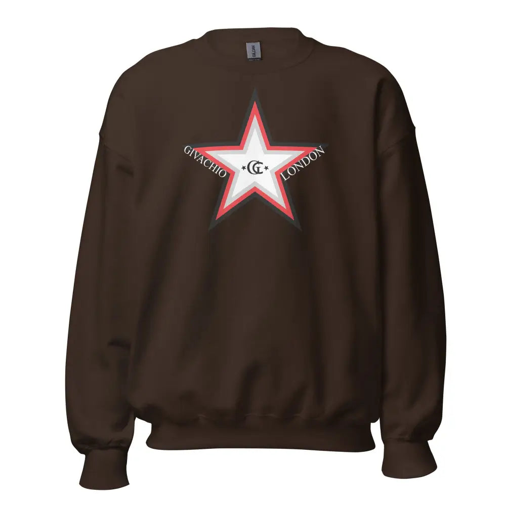 GL Star Up Sweatshirt - Dark Chocolate / S