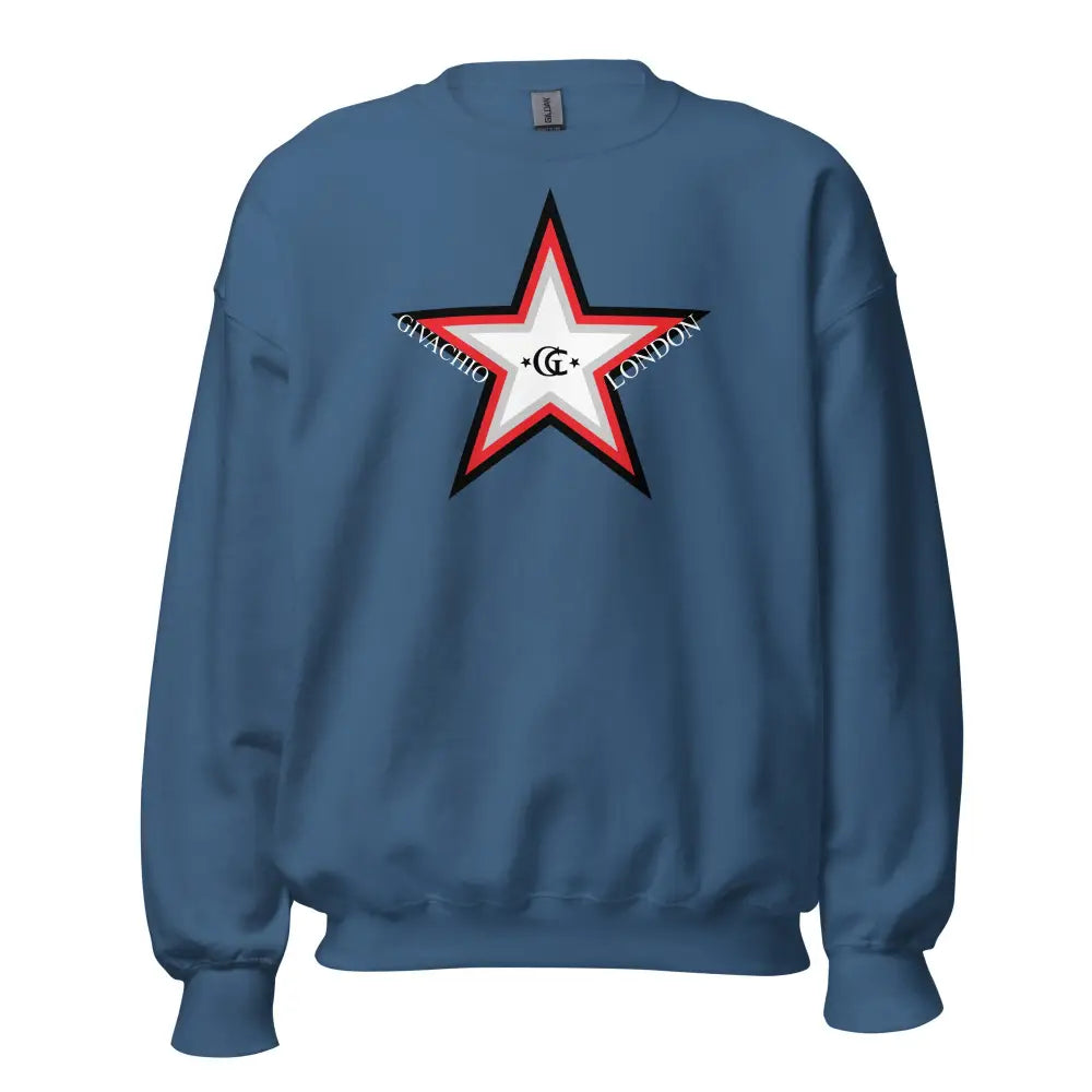 GL Star Up Sweatshirt - Indigo Blue / S