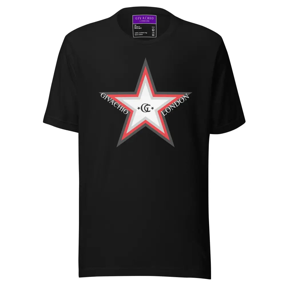 GL Star Up T-Shirt - Black / XS - T-Shirts