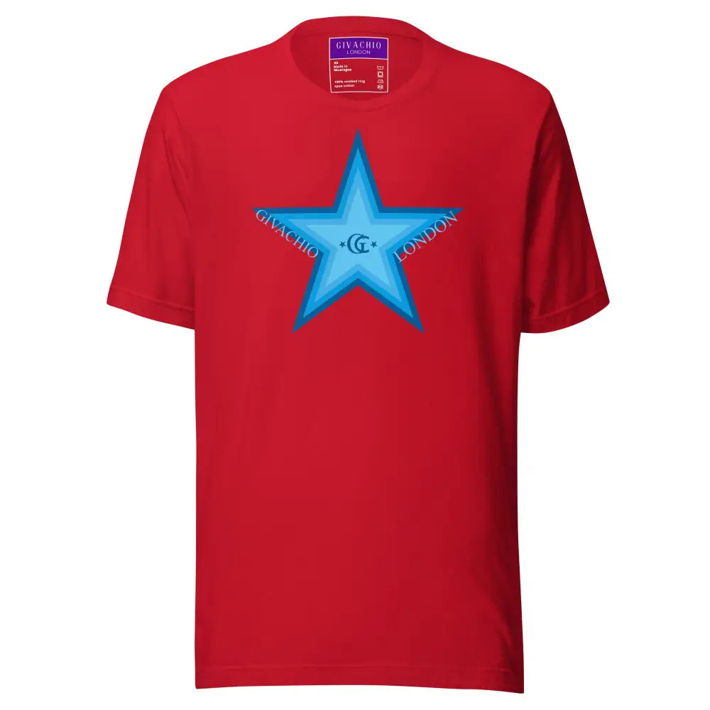 GL Star Up T-Shirt - Red / XS - T-Shirts