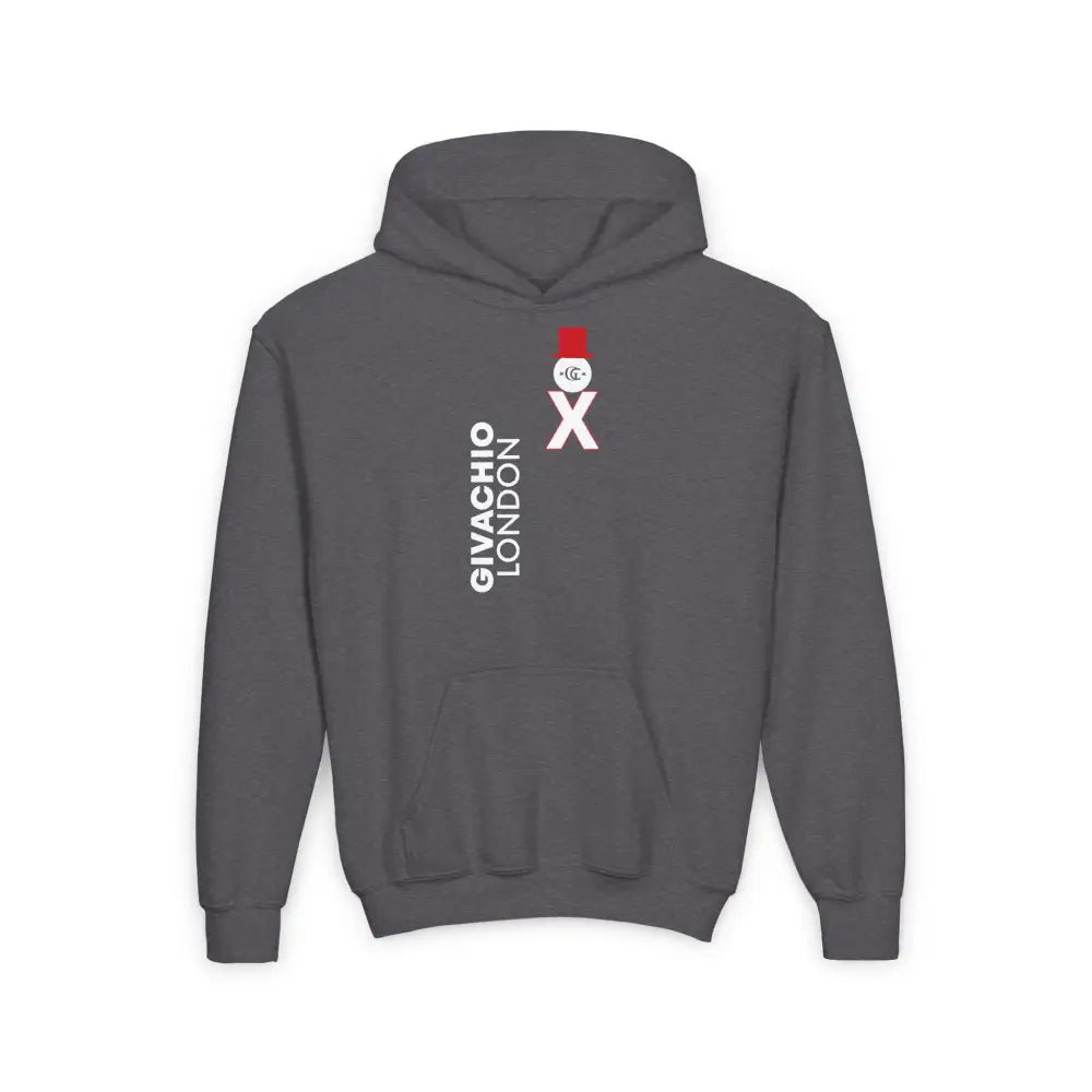 GL Styler Flick Youth Hoodie - S / Dark Heather - Kids clothes