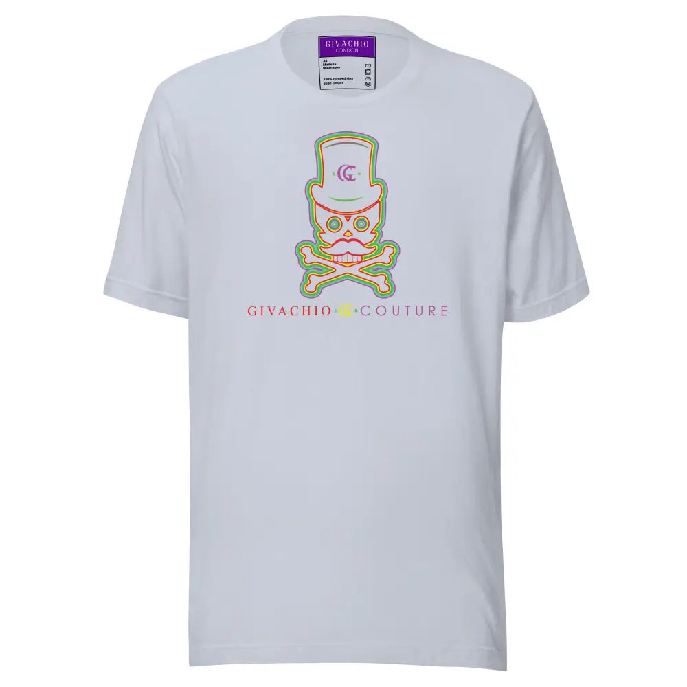 Green Aura Skull T-Shirt | Givachio | Designer T-Shirts | Clothing | UK London Edinburgh Glasgow