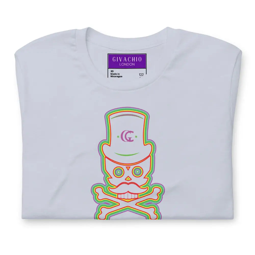Green Aura Skull T-Shirt | Givachio | Designer T-Shirts | Clothing | UK London Edinburgh Glasgow