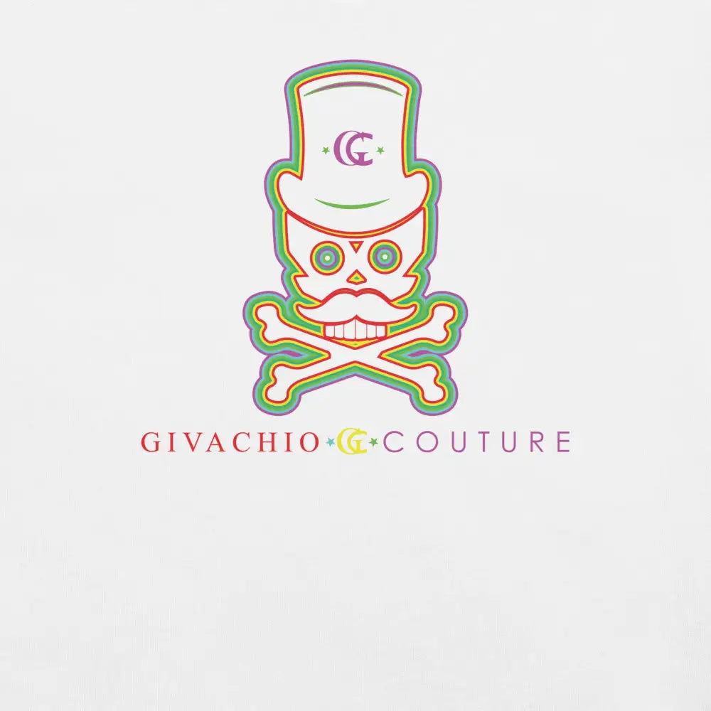 Green Aura Skull T-Shirt | Givachio | Designer T-Shirts | Clothing | UK London Edinburgh Glasgow