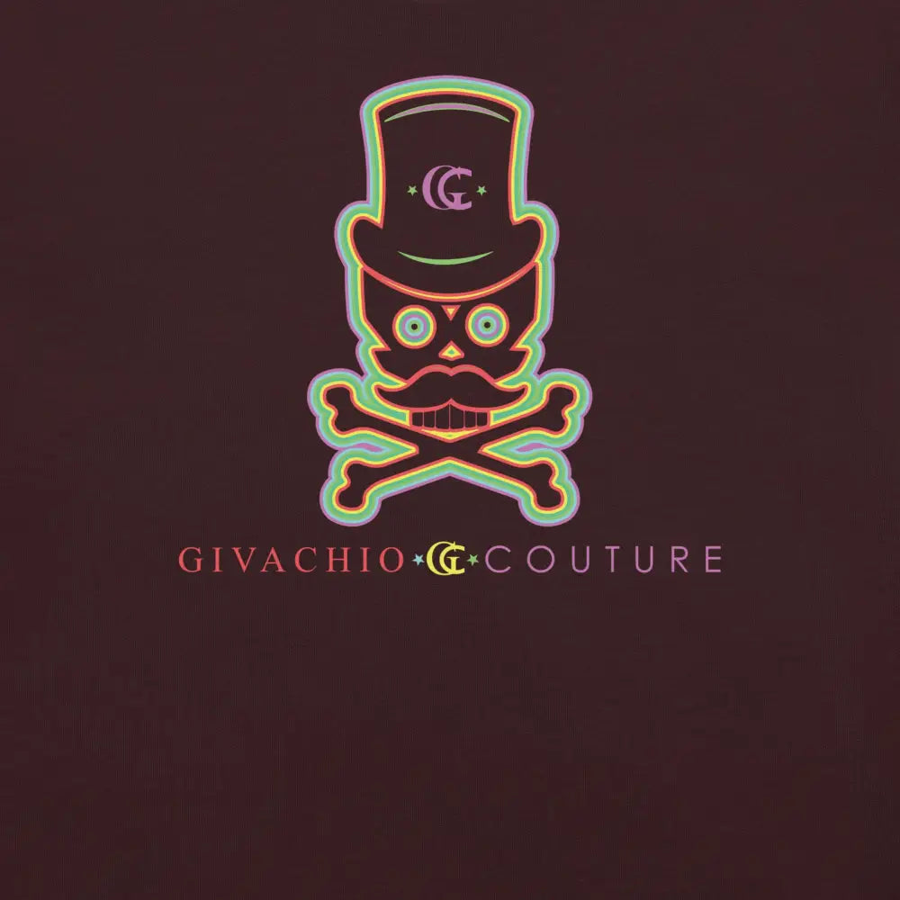 Green Aura Skull T-Shirt | Givachio | Designer T-Shirts | Clothing | UK London Edinburgh Glasgow