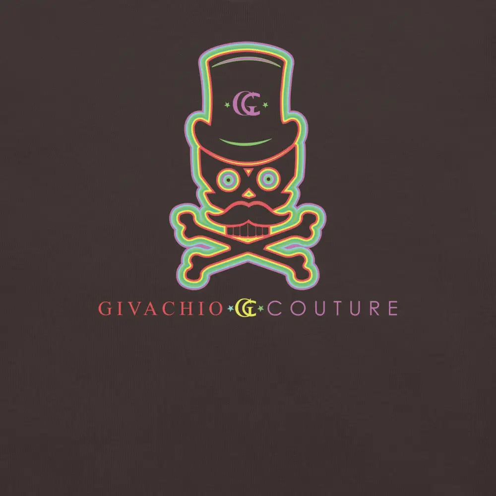 Green Aura Skull T-Shirt | Givachio | Designer T-Shirts | Clothing | UK London Edinburgh Glasgow