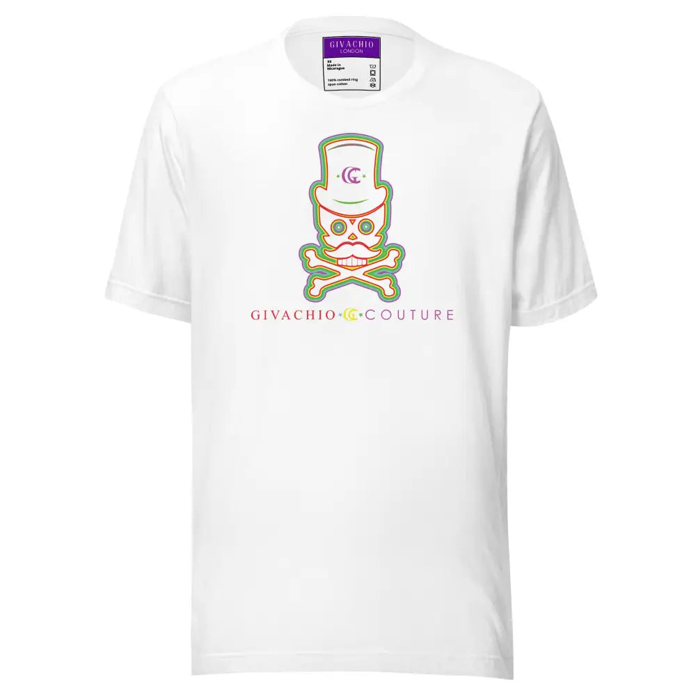 Green Aura Skull T-Shirt | Givachio | Designer T-Shirts | Clothing | UK London Edinburgh Glasgow