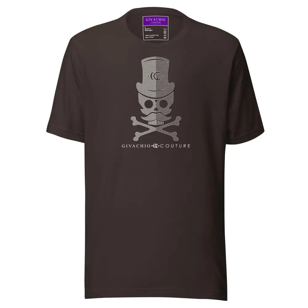 Heiron Skull T-Shirt - Brown / S - T-Shirts