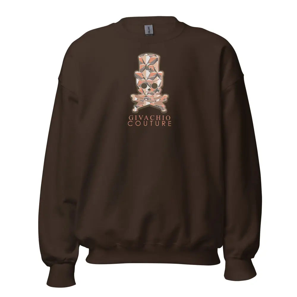 Ivor Skull Sweatshirt - Dark Chocolate / S