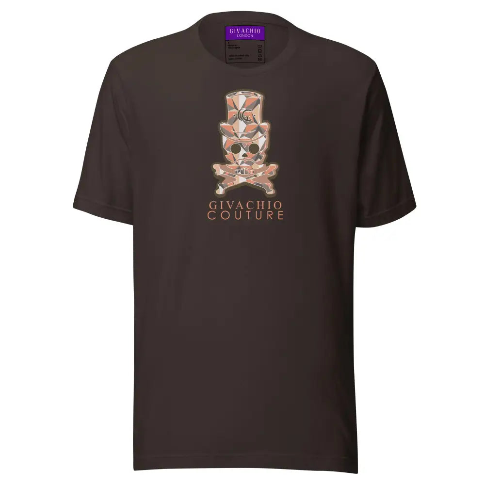 Ivor Skull T shirt - Brown / S - T-Shirts