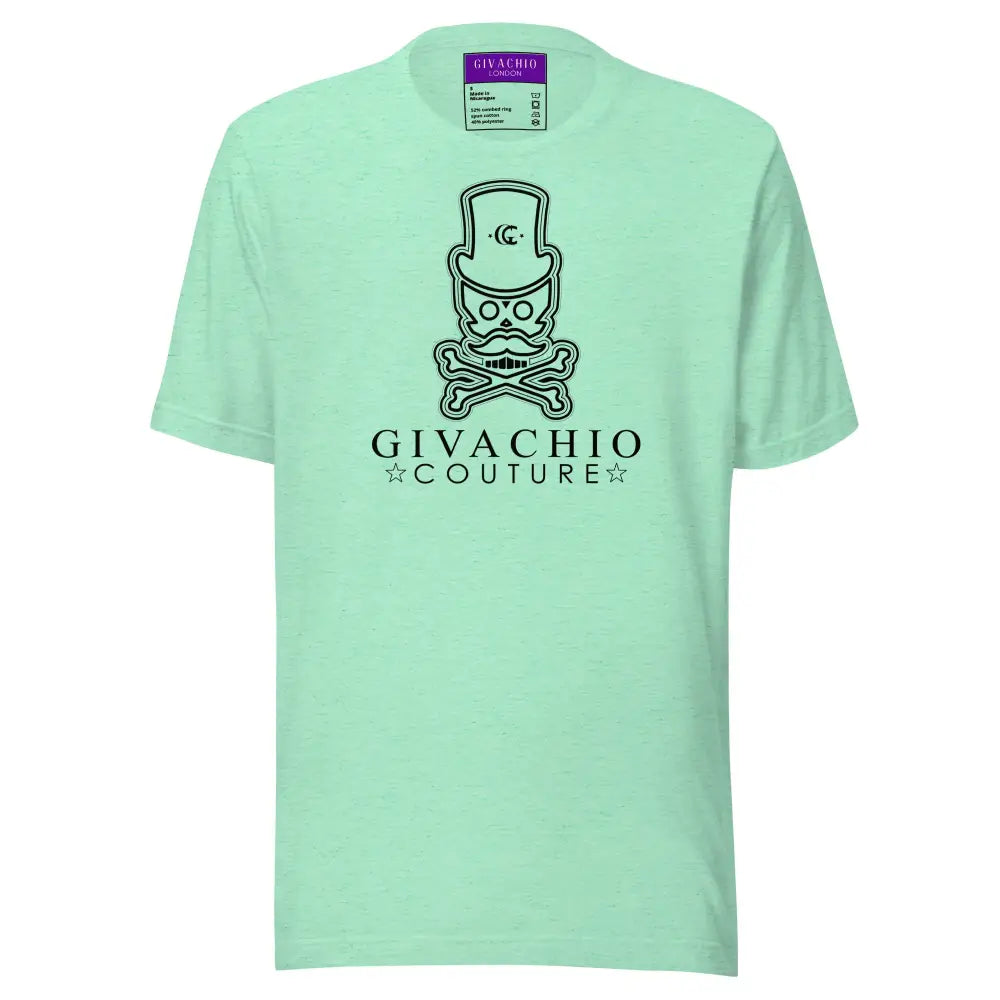 Noir Skull T-Shirt - Heather Mint / S - T-Shirts