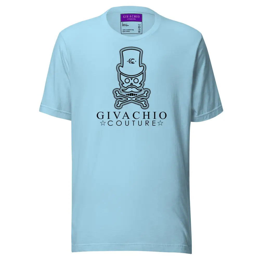 Noir Skull T-Shirt - Ocean Blue / S - T-Shirts