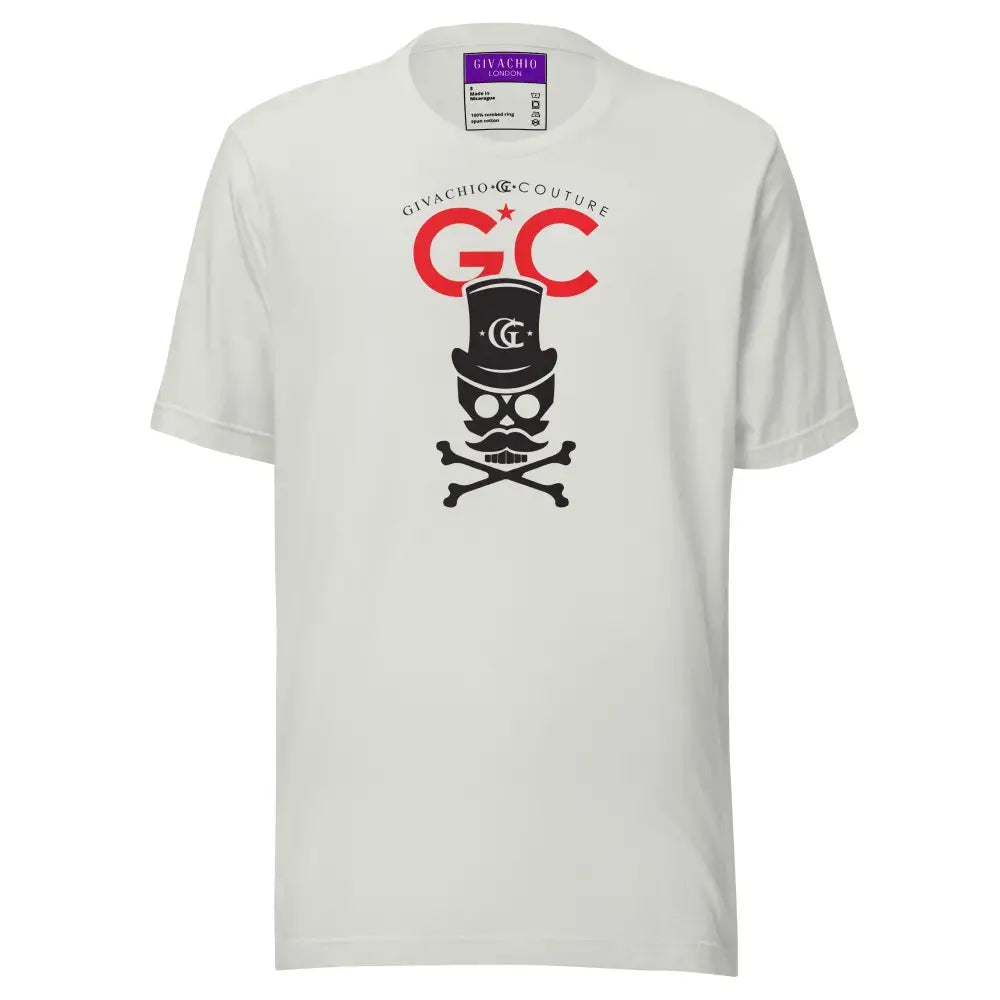 Royal Black Skull T-Shirt - Silver / S - T-Shirts