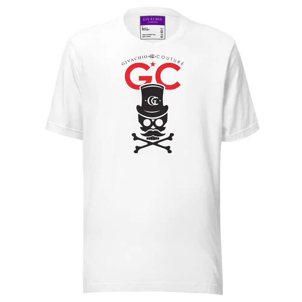 Royal Black Skull T-Shirt - White / S - T-Shirts