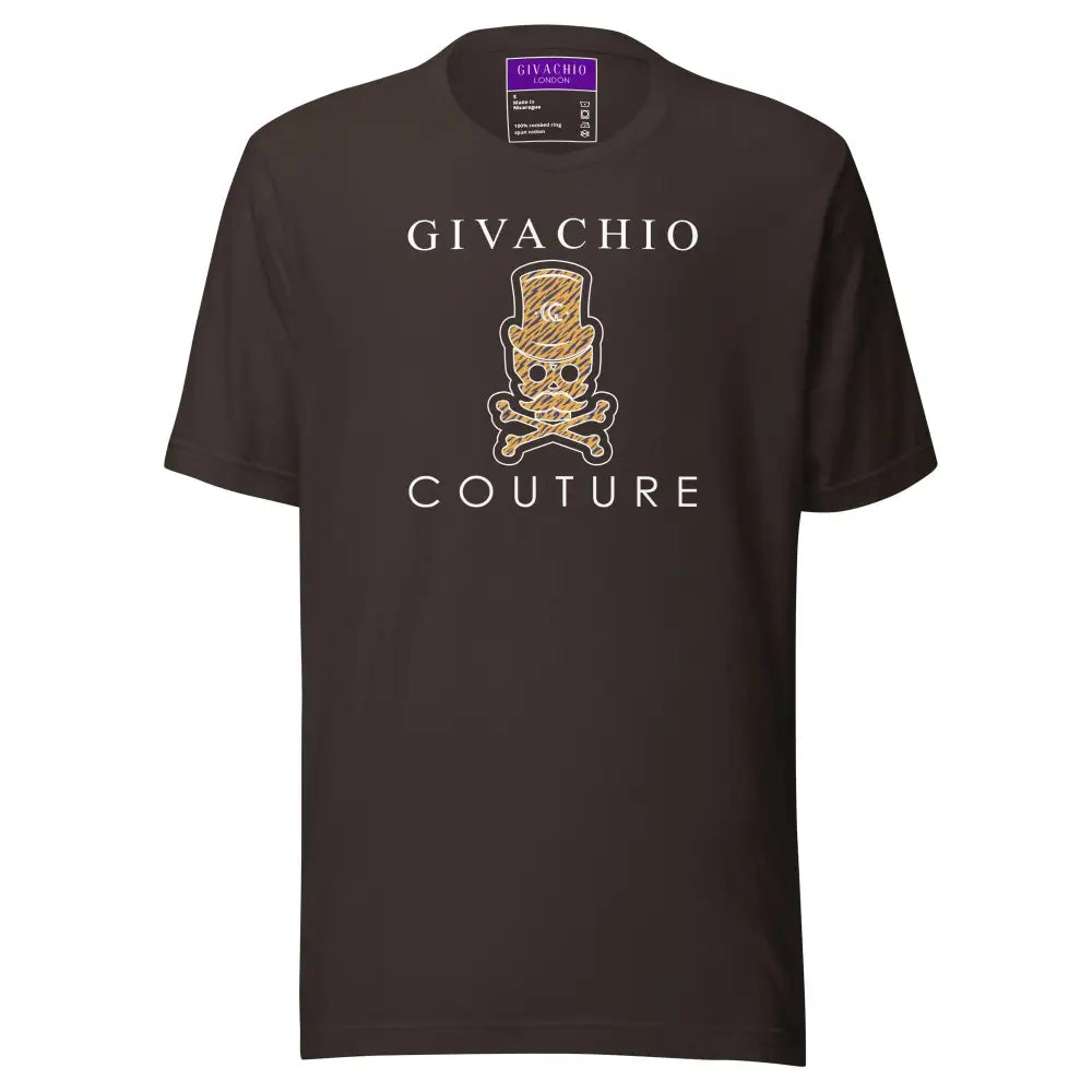 Silvo Skull T-Shirt - Brown / S - T-Shirts