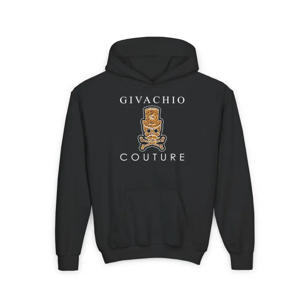 Silvo Skull Youth Hoodie - S / Black - Kids clothes