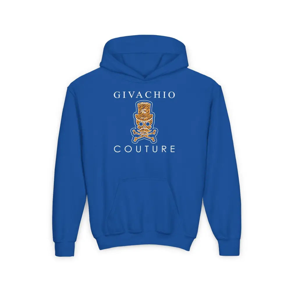 Silvo Skull Youth Hoodie - S / Royal - Kids clothes