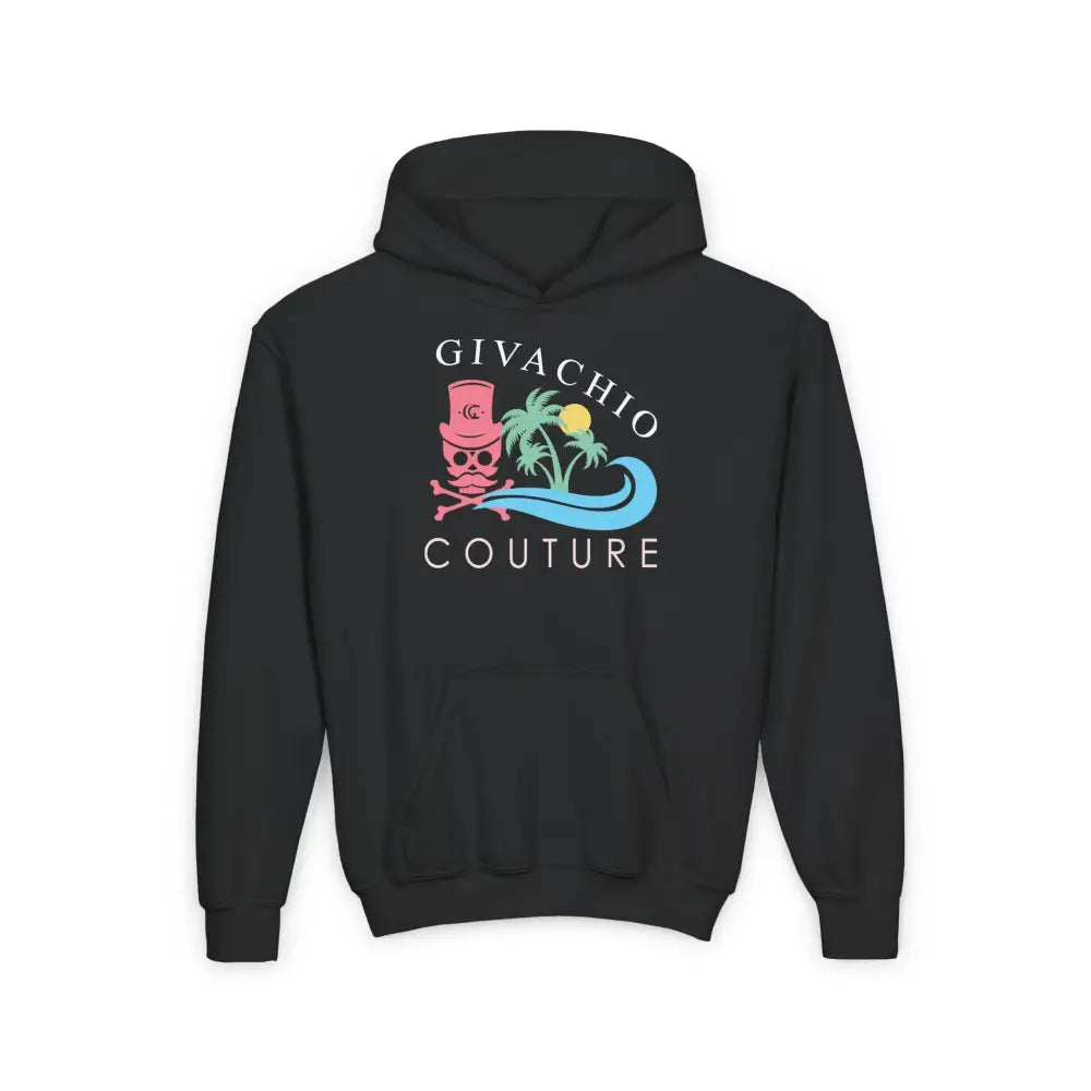 Skull Island Youth Hoodie - S / Black - Kids clothes