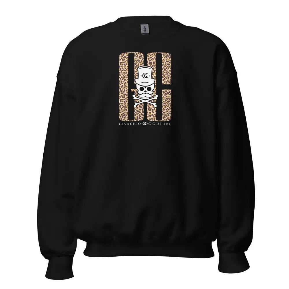 Skull Leopord Sweatshirt - S