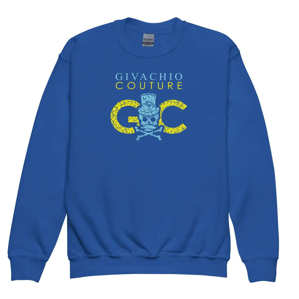Skullviva Youth Sweatshirt - Royal / XS