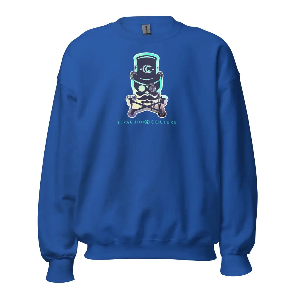 Skyure Skull Sweatshirt - Royal / S