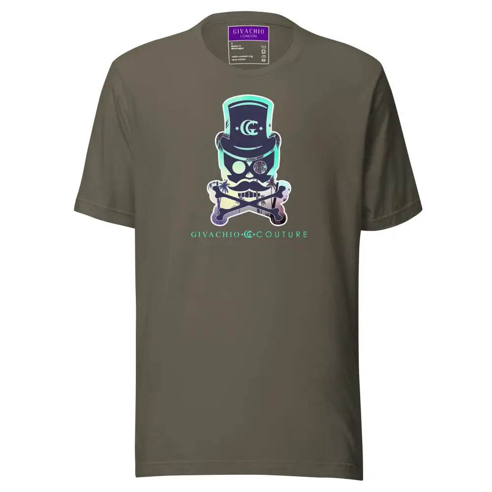 Skyure Skull T-Shirt - Army / S - T-Shirts