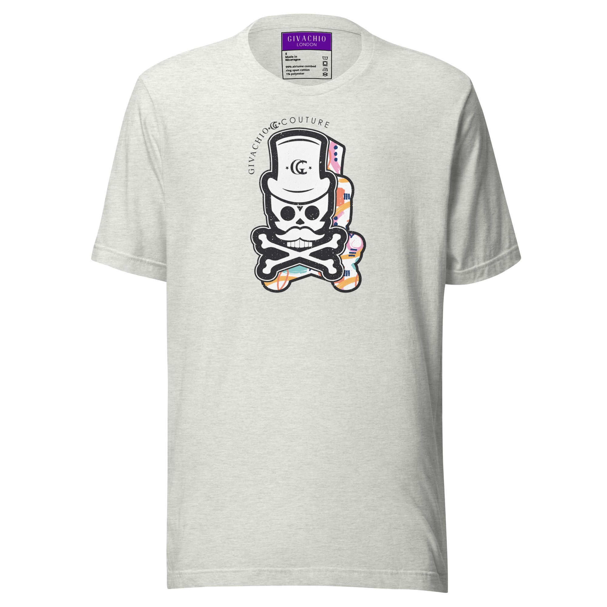 Patch Up Skull T-Shirt | Givachio | Designer T-Shirts | Clothing | UK London Edinburgh Glasgow