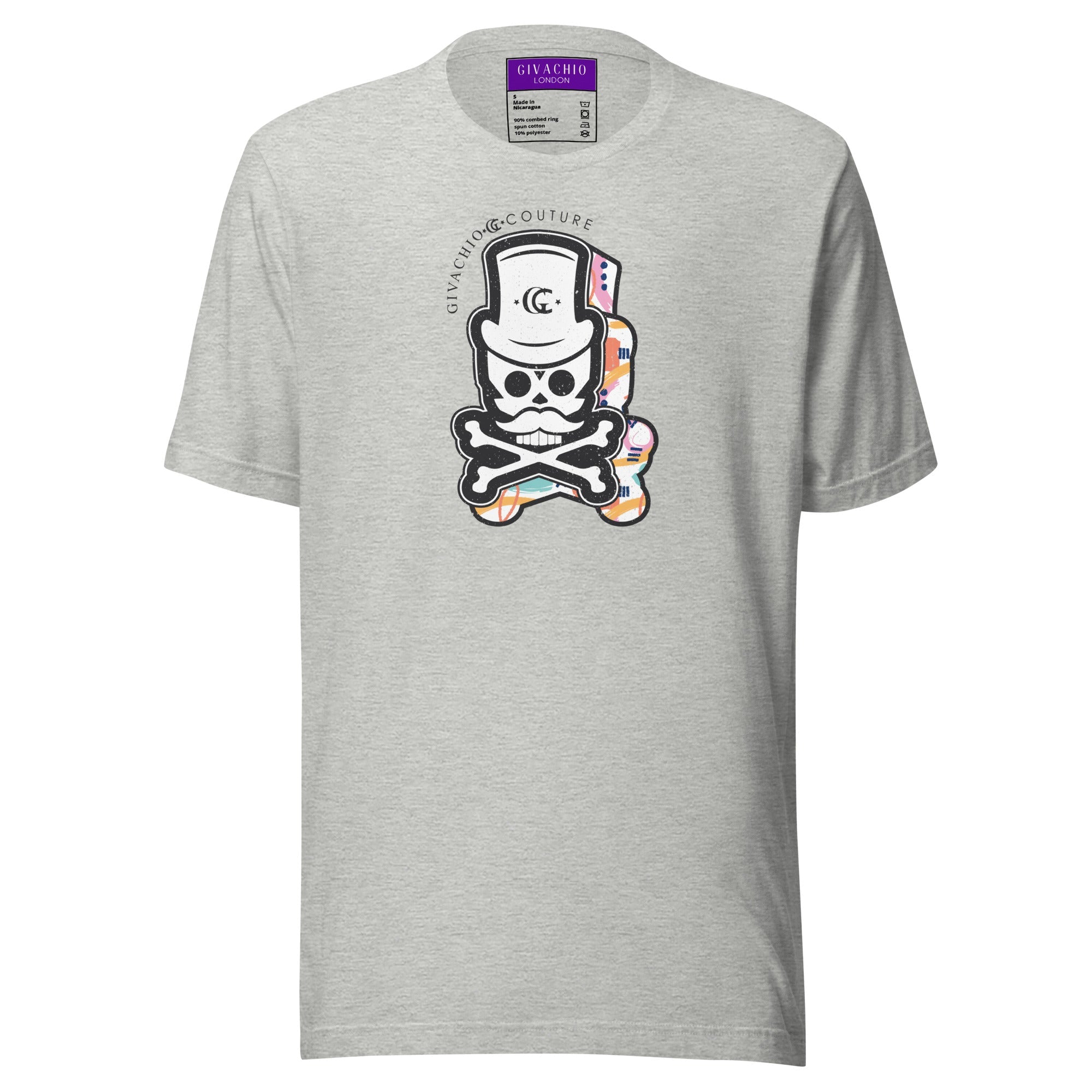 Patch Up Skull T-Shirt | Givachio | Designer T-Shirts | Clothing | UK London Edinburgh Glasgow