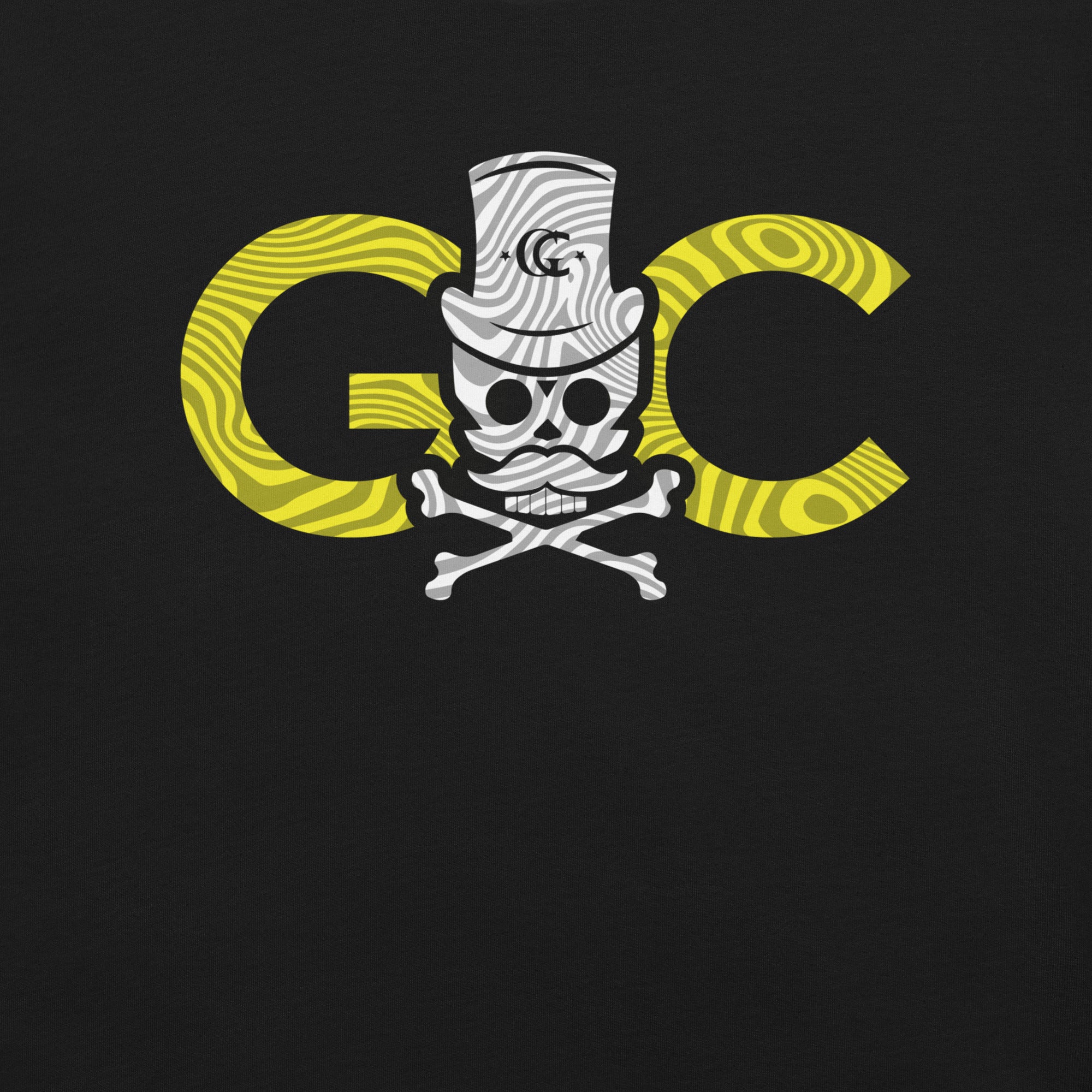 Givachio Black | Cool Mens & Womens Designer | GC Skull Treasure T-Shirt | UK London Edinburgh Glasgow