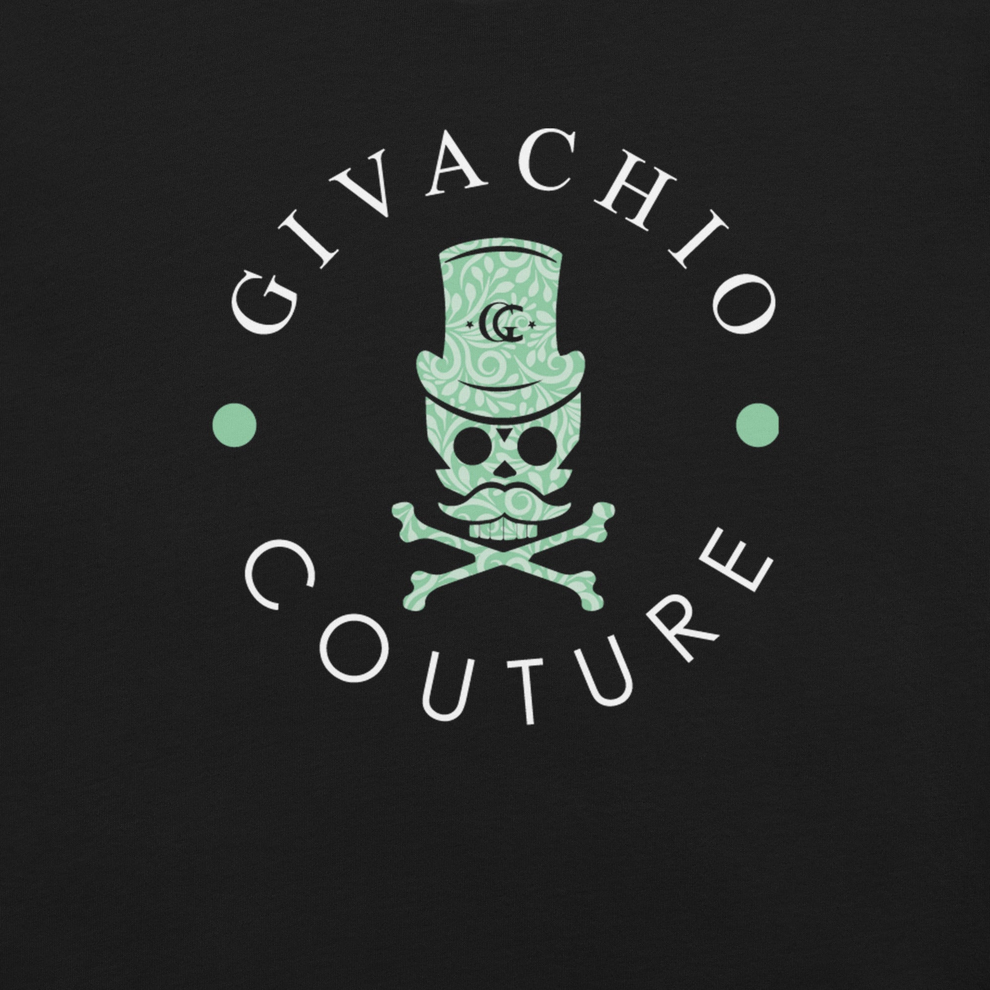 Givachio Black | Graphic Mens & Womens Designer | Glory Skull T-Shirt | UK London Edinburgh Glasgow