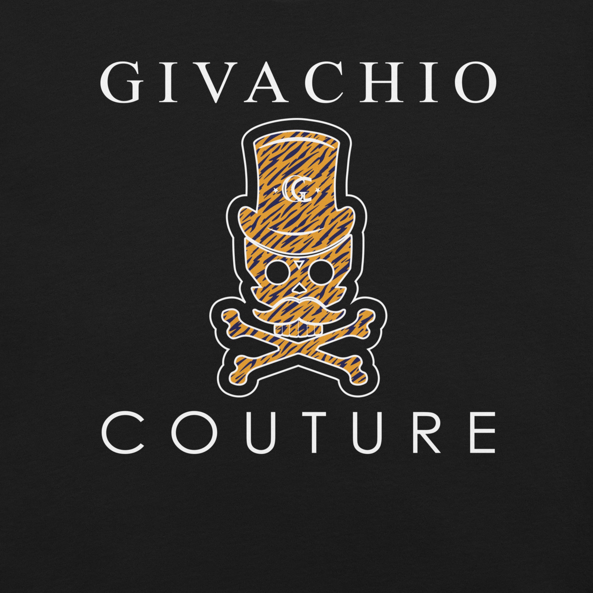 Givachio Black | Graphic Mens & Womens Designer | Glory Skull T-Shirt | UK London Edinburgh Glasgow