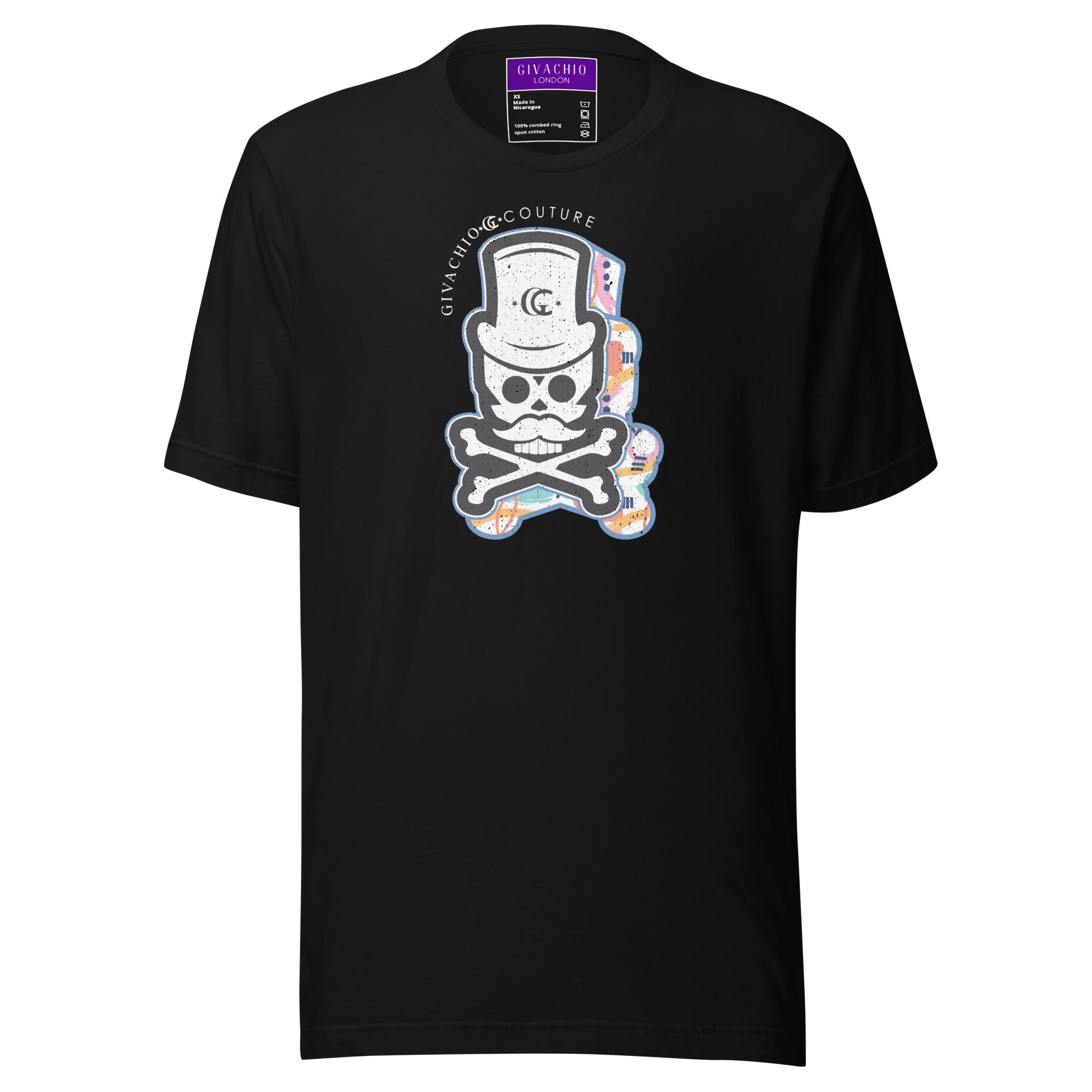 Patch Up Skull T-Shirt | Givachio | Designer T-Shirts | Clothing | UK London Edinburgh Glasgow