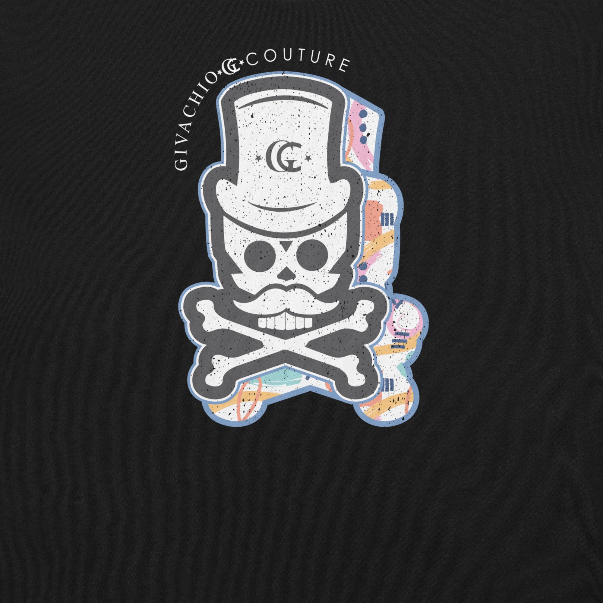 Patch Up Skull T-Shirt | Givachio | Designer T-Shirts | Clothing | UK London Edinburgh Glasgow