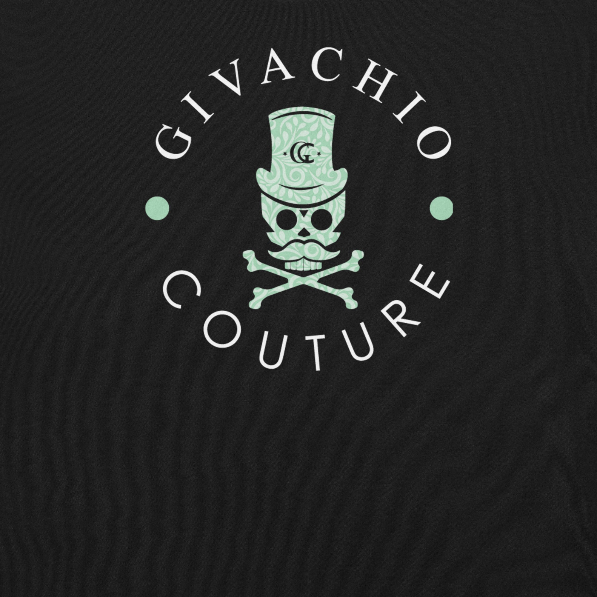 Black Glory Skull T-Shirt | Givachio | Designer T-Shirts | Clothing | UK London Edinburgh Glasgow