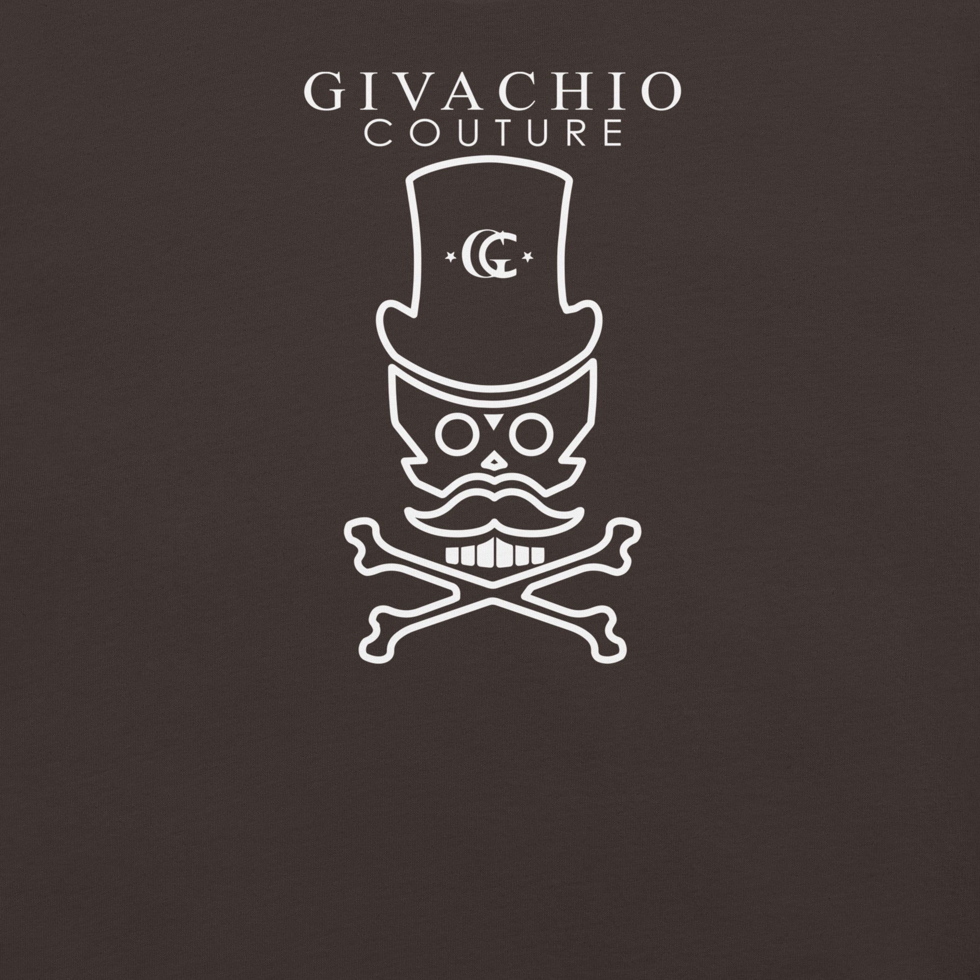 Mad White Skull T-Shirt | Givachio | Designer T-Shirts | Clothing | UK London Edinburgh Glasgow