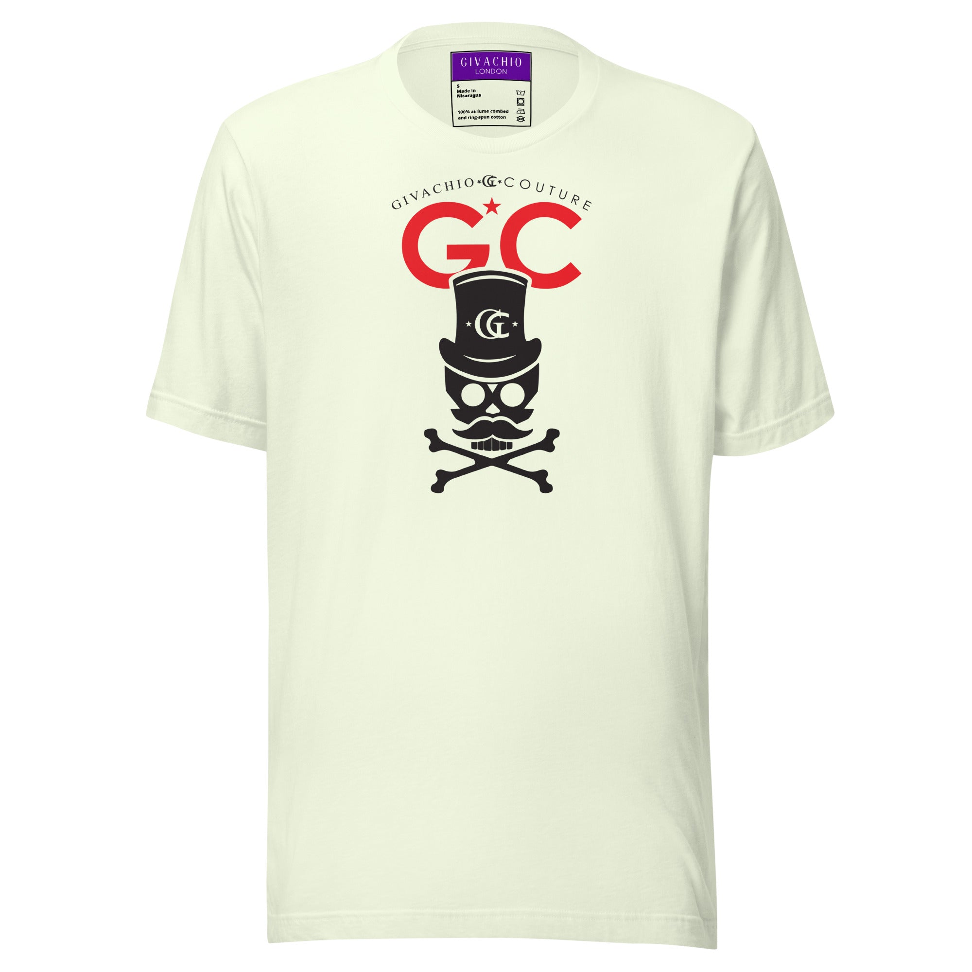 Royal Black Skull T-Shirt | Givachio | Designer T-Shirts | Clothing | UK London Edinburgh Glasgow