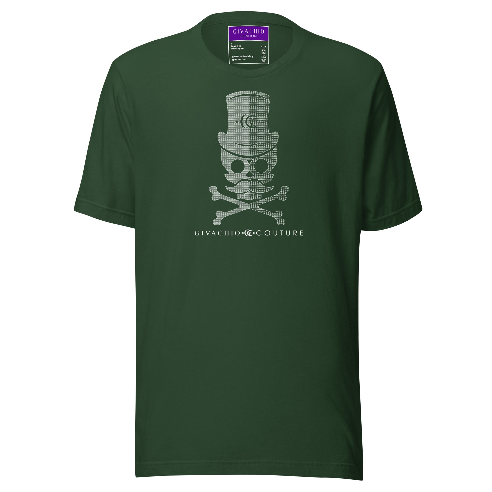 Heiron Skull T-Shirt | Givachio | Designer T-Shirts | Clothing | UK London Edinburgh Glasgow