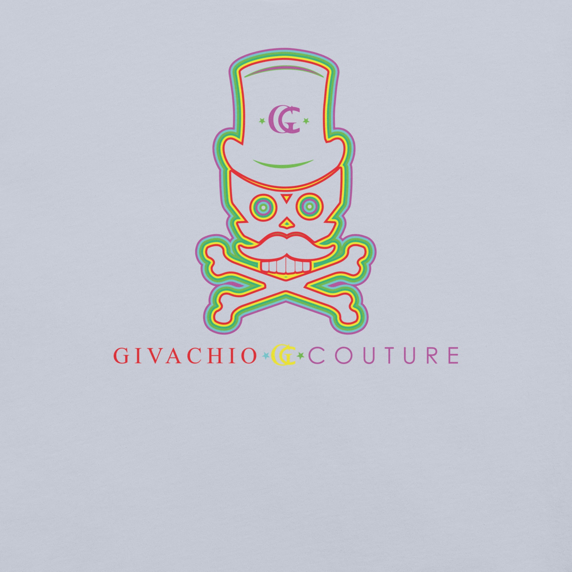 Green Aura Skull T-Shirt | Givachio | Designer T-Shirts | Clothing | UK London Edinburgh Glasgow