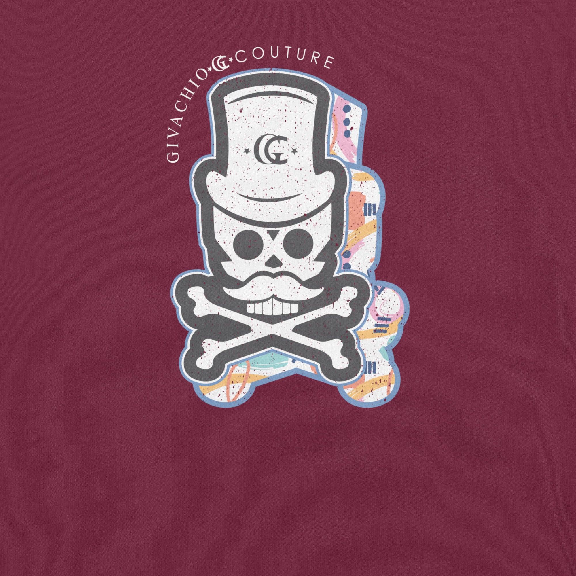 Patch Up Skull T-Shirt | Givachio | Designer T-Shirts | Clothing | UK London Edinburgh Glasgow