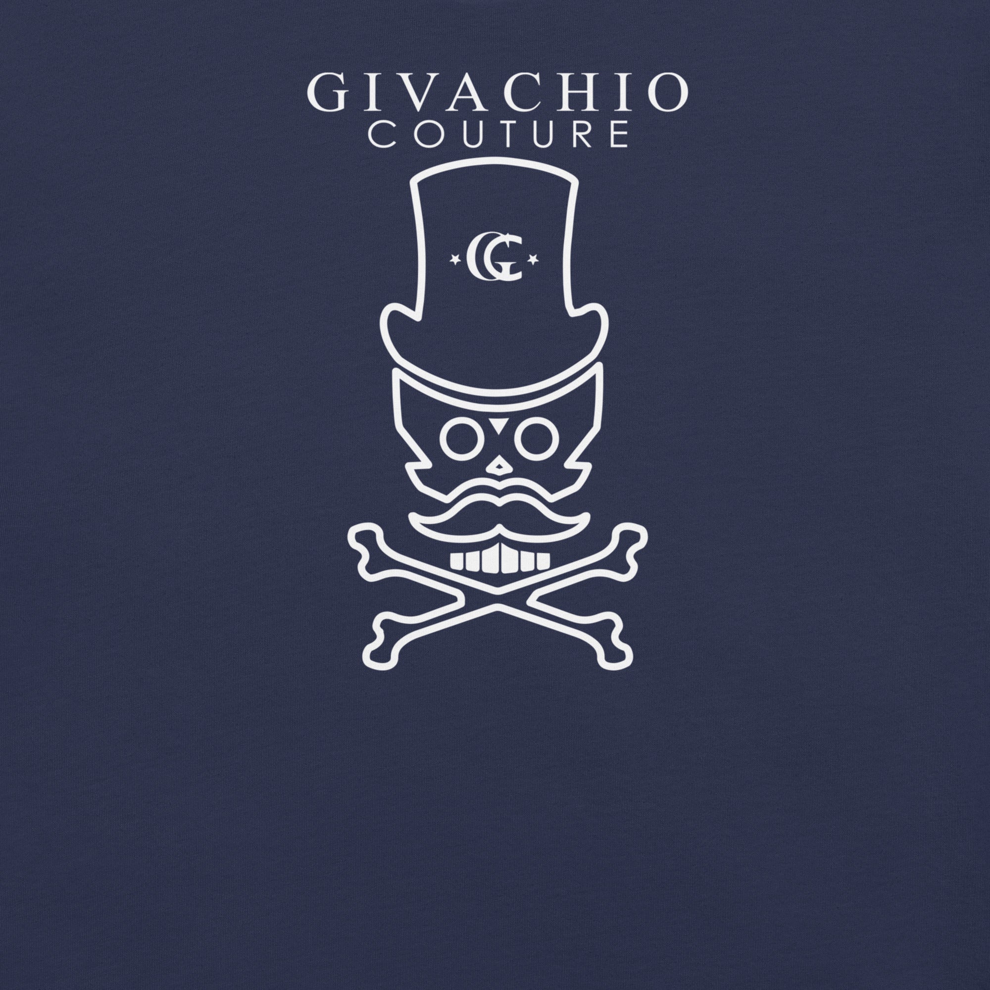 Mad White Skull T-Shirt | Givachio | Designer T-Shirts | Clothing | UK London Edinburgh Glasgow