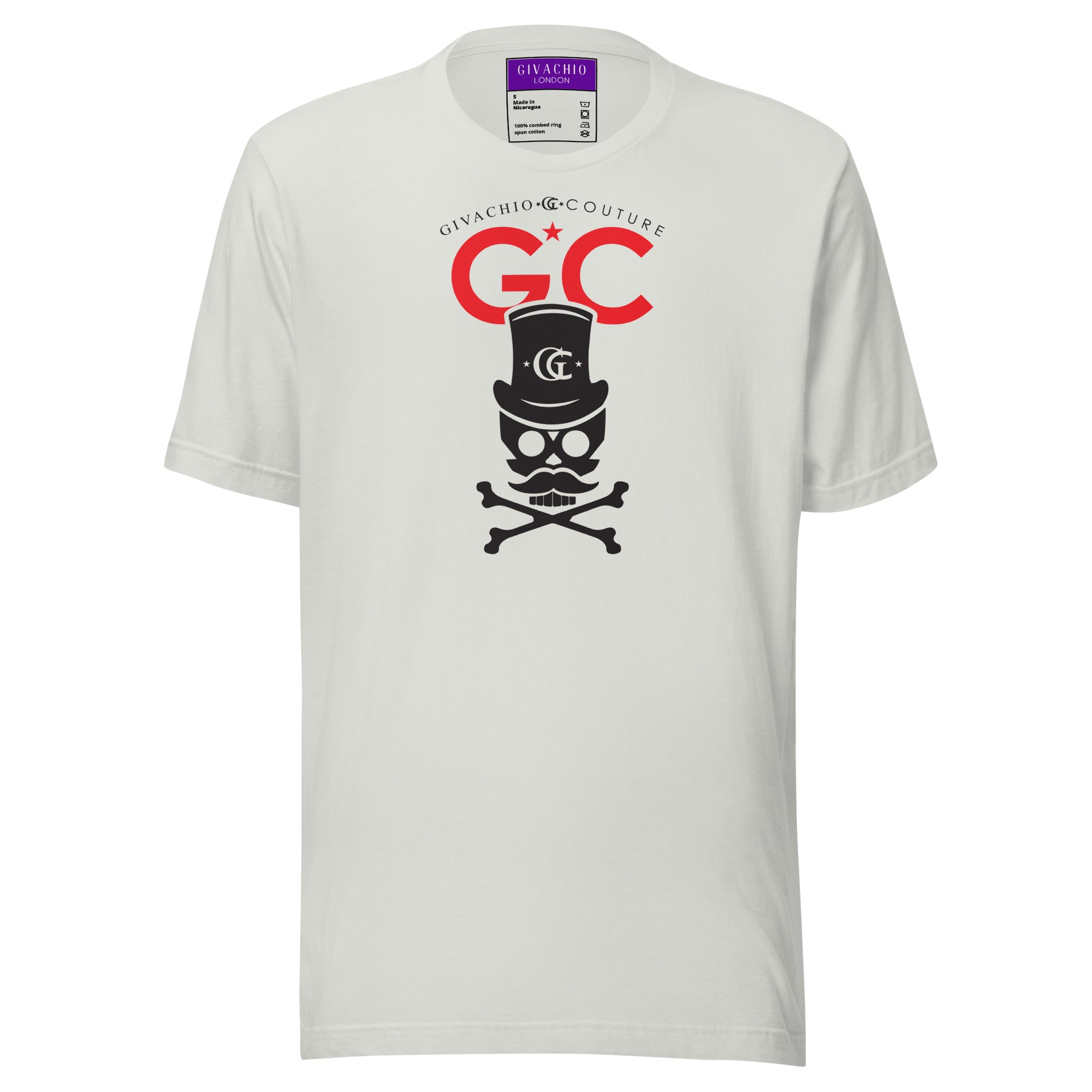 Royal Black Skull T-Shirt | Givachio | Designer T-Shirts | Clothing | UK London Edinburgh Glasgow