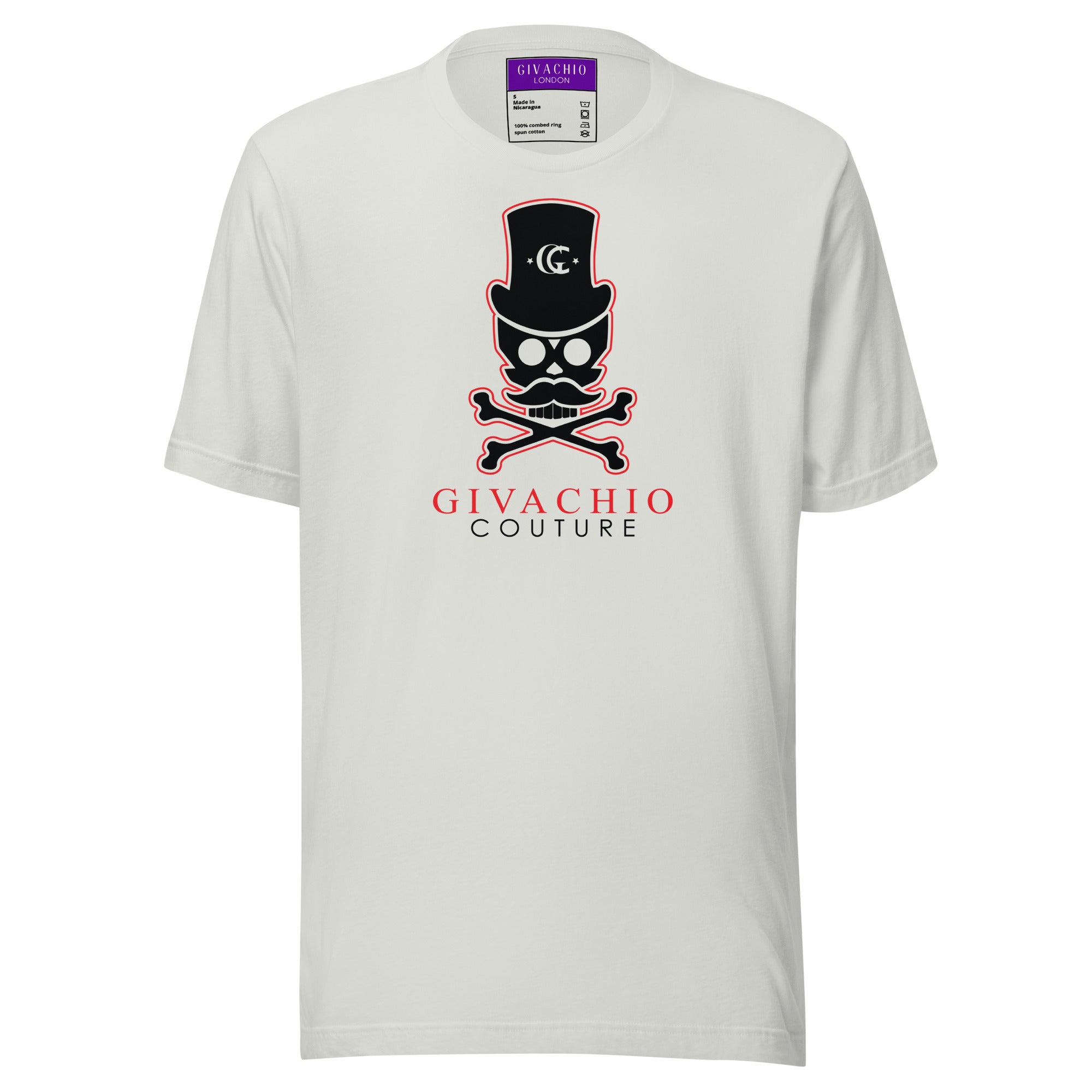 Deep Black Skull T-Shirt | Givachio | Designer T-Shirts | Clothing | UK London Edinburgh Glasgow