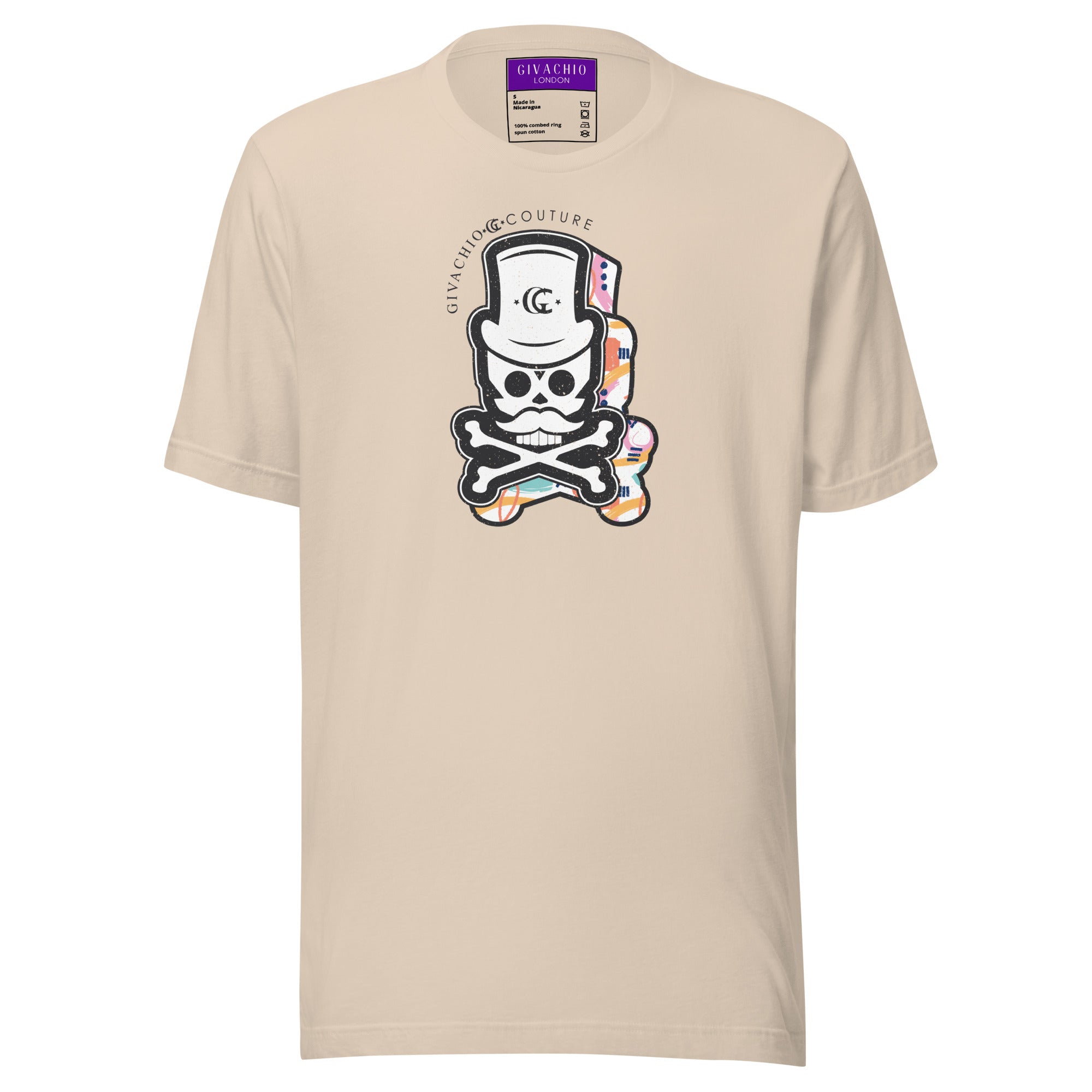 Patch Up Skull T-Shirt | Givachio | Designer T-Shirts | Clothing | UK London Edinburgh Glasgow