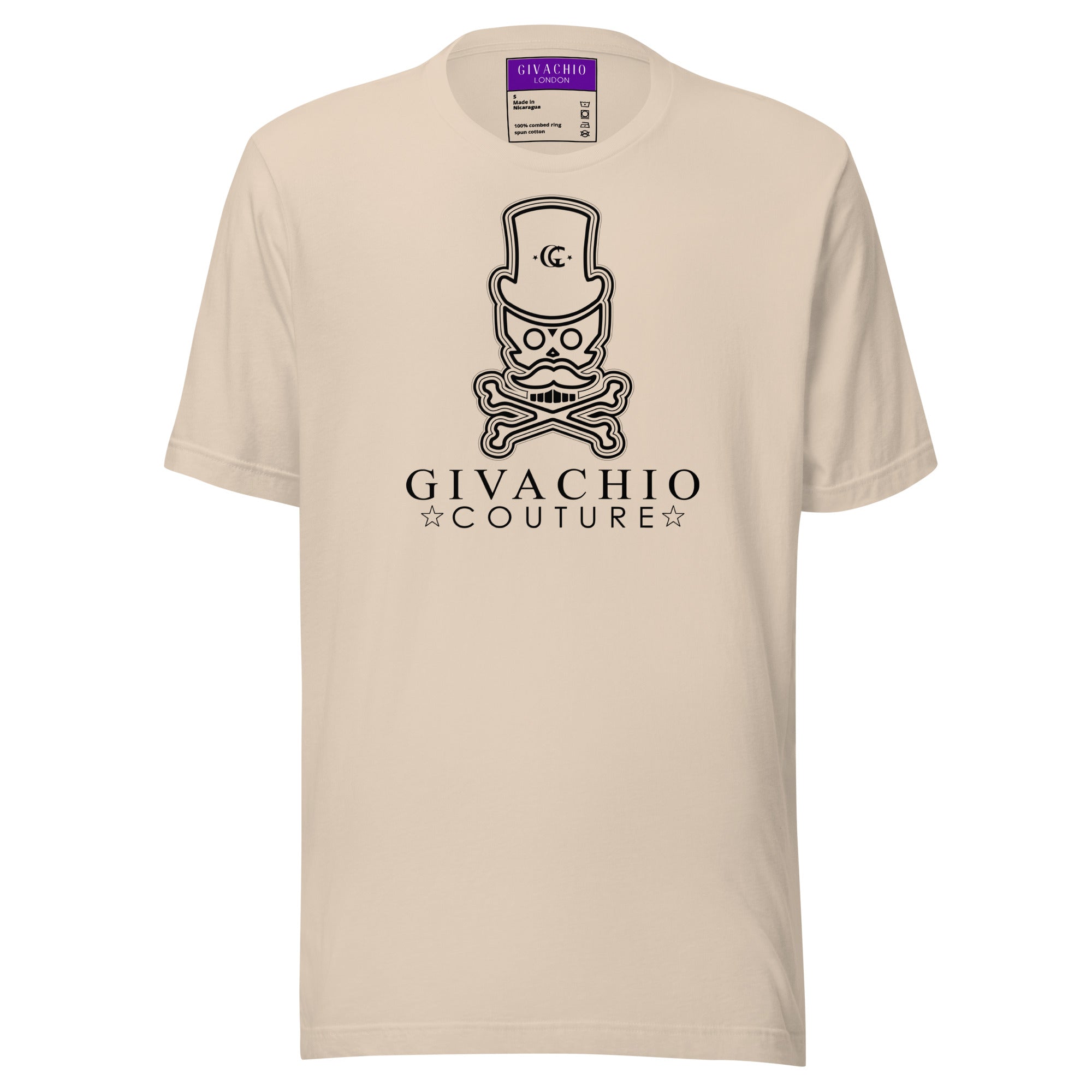 Noir Skull T-Shirt | Givachio | Designer T-Shirts | Clothing | UK London Edinburgh Glasgow