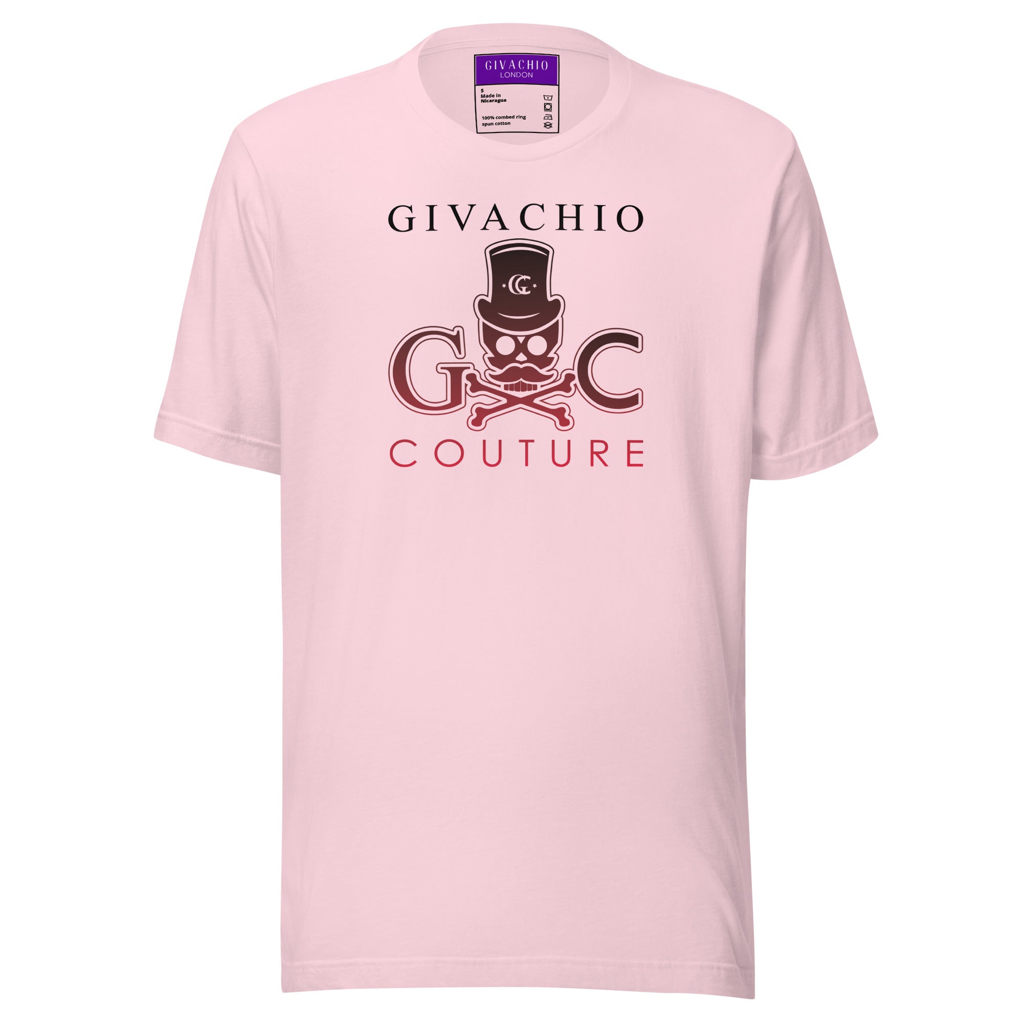 Crimson Hues Skull T-Shirt | Givachio | Designer T-Shirts | Clothing | UK London Edinburgh Glasgow