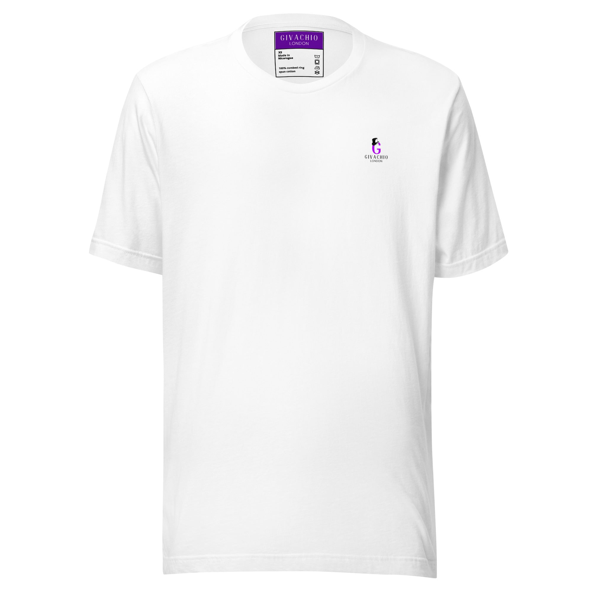 G Swish Hat Purple T-Shirt | Givachio | Designer T-Shirts | Clothing | UK London Edinburgh Glasgow