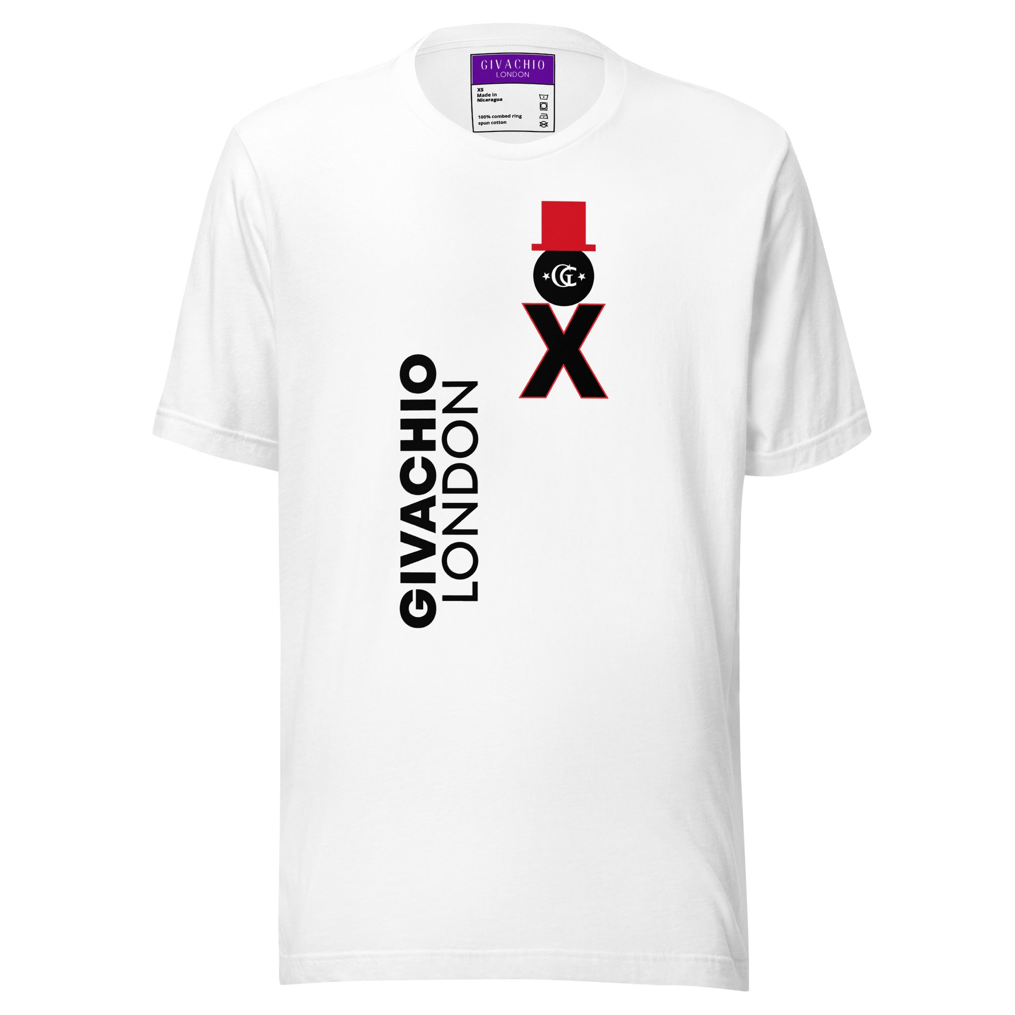 Givachio London | Streatwear Mens and Womens Designer | Black Givachio X Men T-Shirt