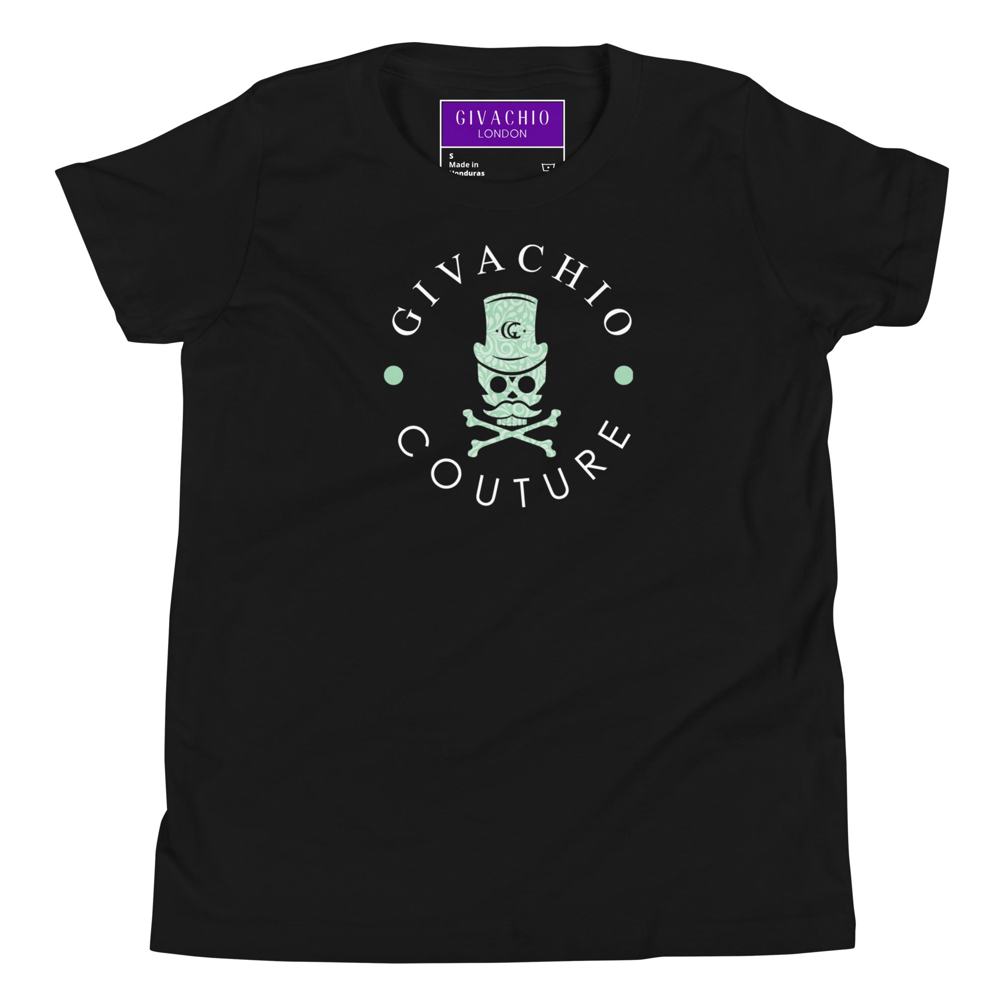 Glory Skull Youth T-Shirt | Givachio | Designer T-Shirts | Clothing | UK London Edinburgh Glasgow