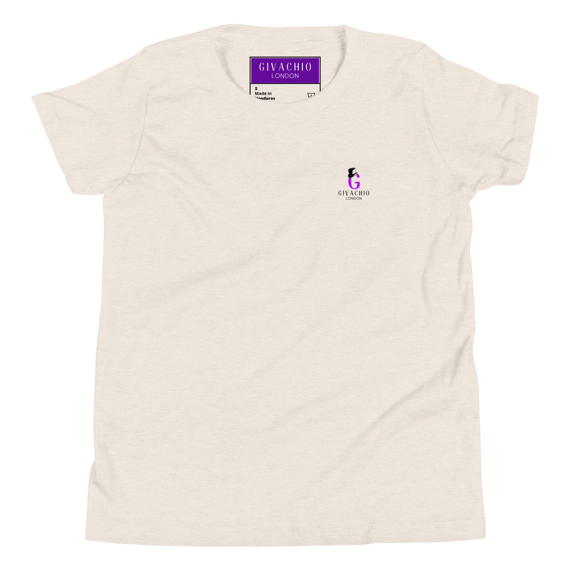 G Swish Hat Purple Youth T-Shirt | Givachio | Designer T-Shirts | Clothing | UK London Edinburgh Glasgow